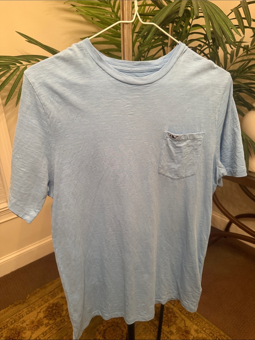 Vineyard Vines Sky Blue Pocket Tee - Short Sleeve Kids